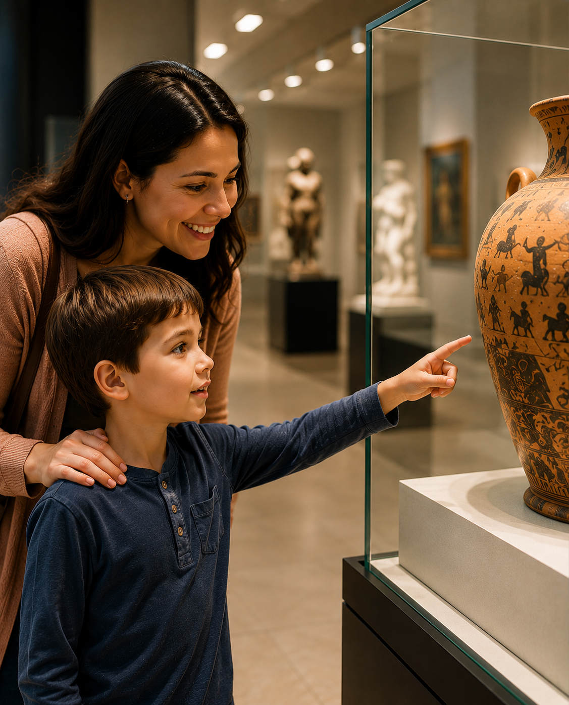 exploring ancient art in the gallery fezta